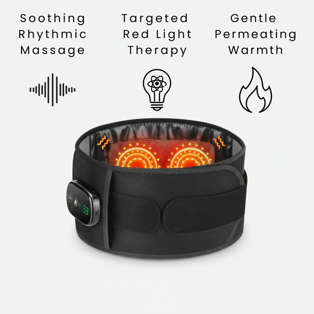Heated Red Light Massage Belt