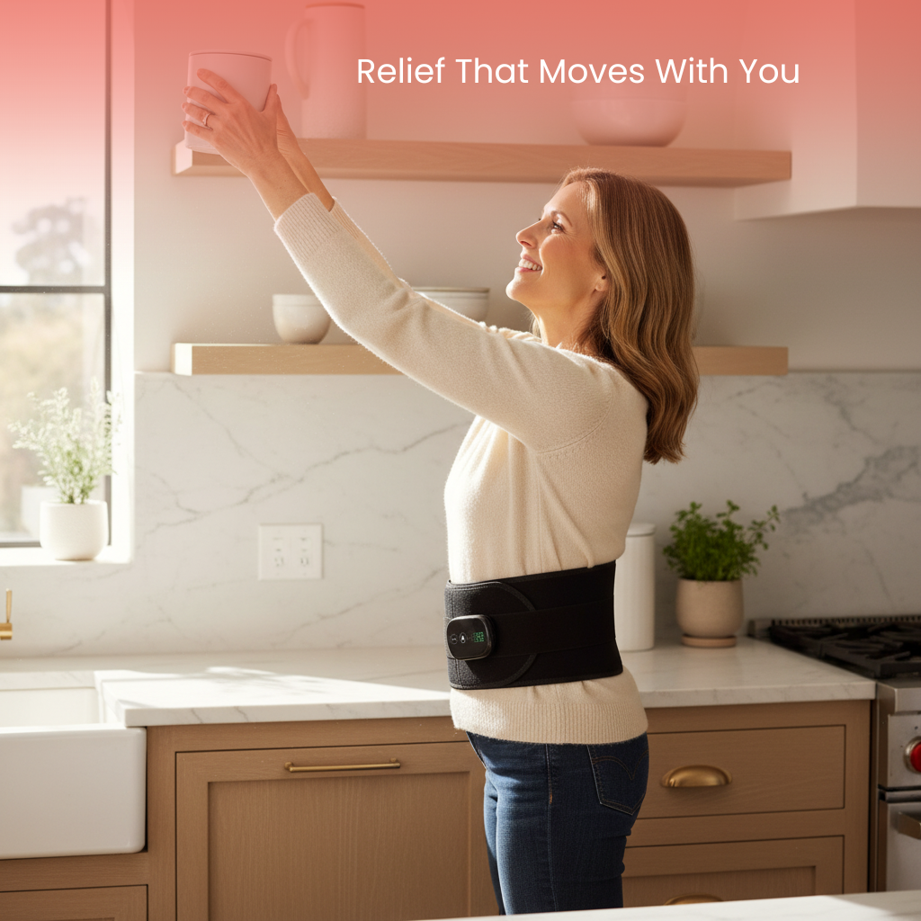 Heated Red Light Massage Belt
