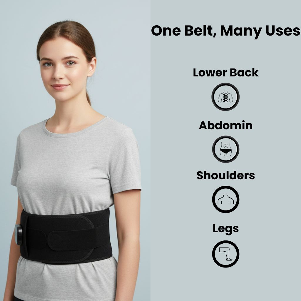Heated Red Light Massage Belt
