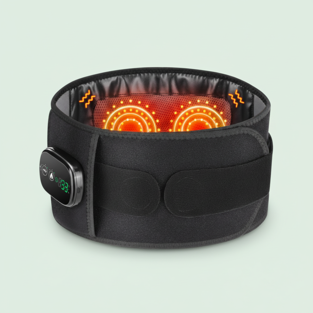 Heated Red Light Massage Belt