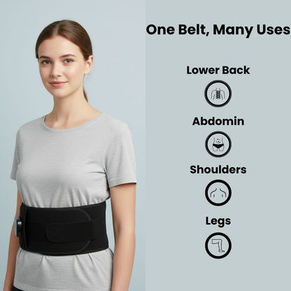 Heated Red Light Massage Belt